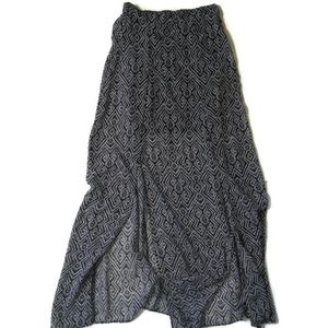 Just Ginger Flowy Maxi Skirt. Feminine Dressy